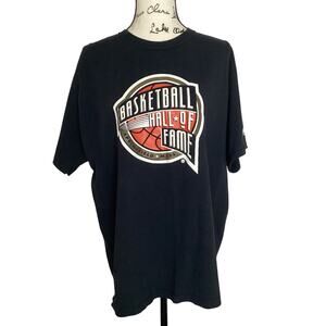 Russell Basketball Hall of Fame Tee Shirt Springfield Massachusetts Unisex Sz L